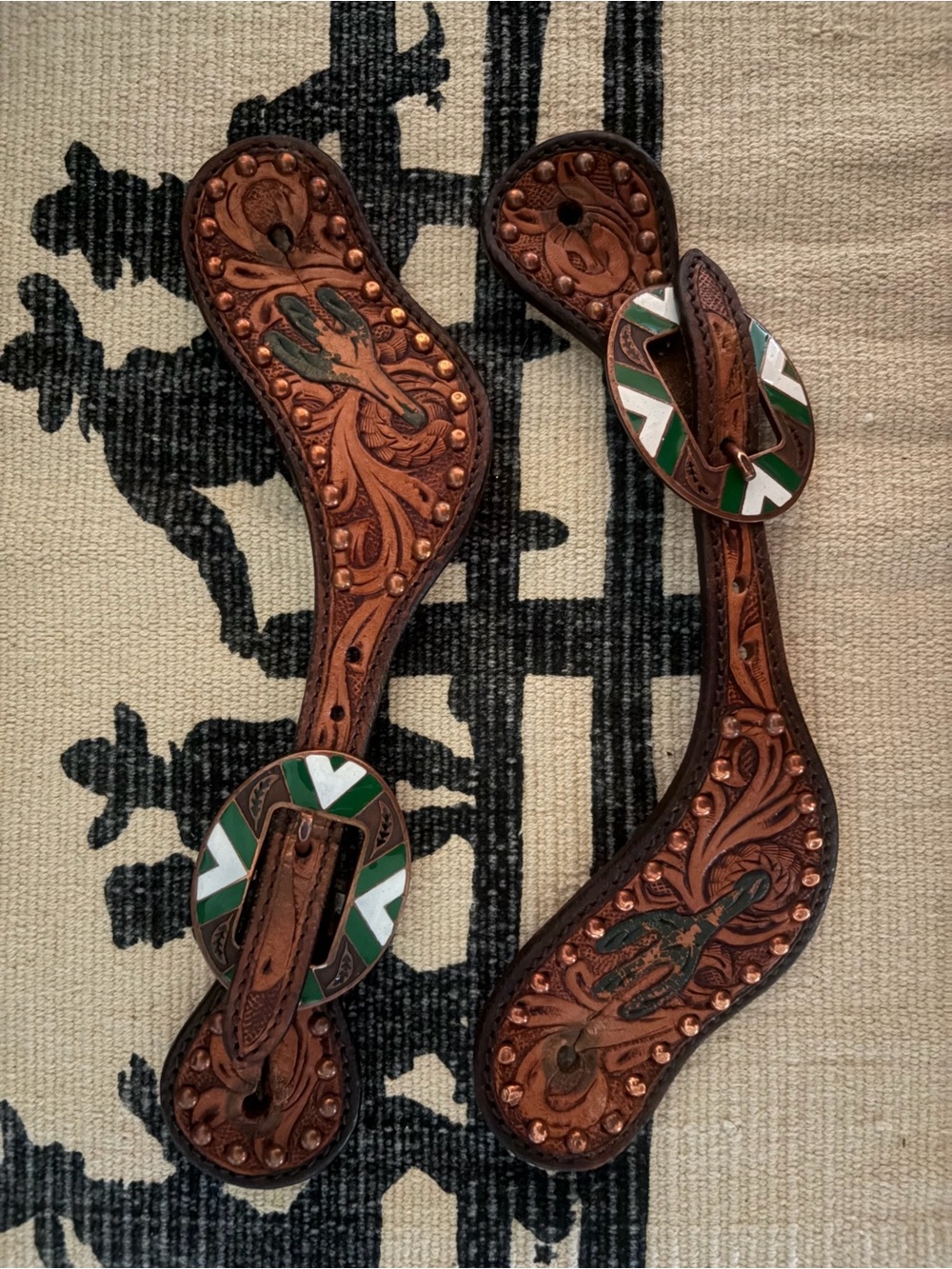 Leather Spur Straps